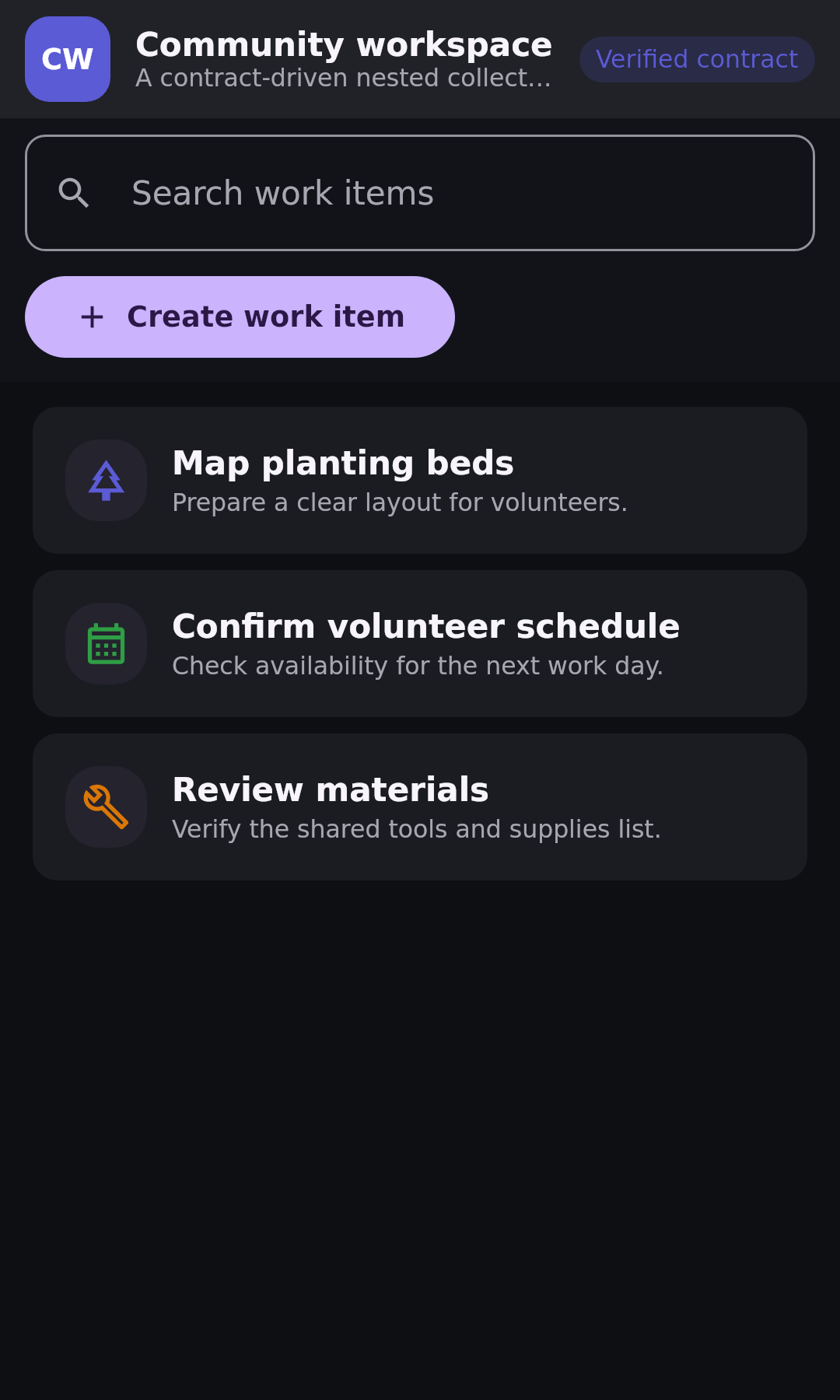 Dynamic apps Nested collection actions: Synthetic visual QA